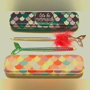Mermaid Pencil Cases & Pens
